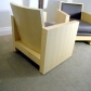 Art Deco Chair Rift cut oak